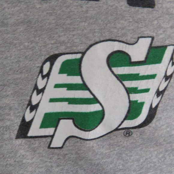 Saskatchewan Roughriders Shirt (VTG) - Property of Block Script - Men's Small - Picture 3 of 9